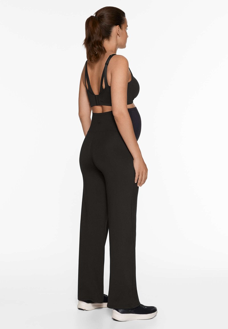 OYSHO OYSHO COMFORTLUX MATERNITY STRAIGHT-LEG - Trousers - black Letzte 2 Tage