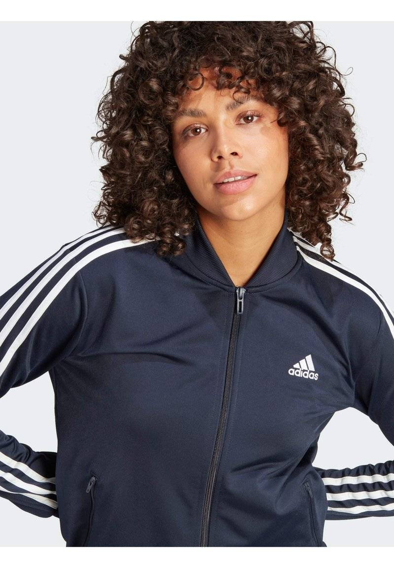 adidas Sportswear adidas Sportswear ESSENTIALS 3-STRIPES - Tracksuit - legend ink white Saisonschlussverkauf