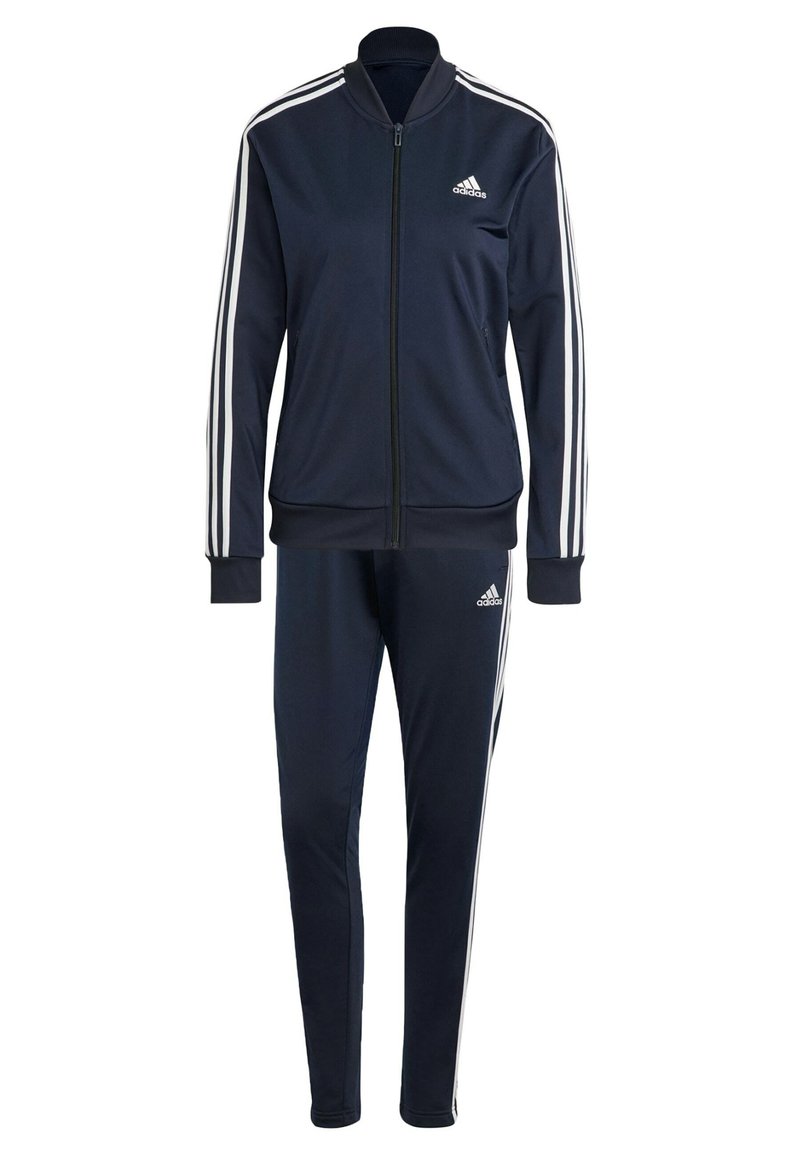adidas Sportswear adidas Sportswear ESSENTIALS 3-STRIPES - Tracksuit - legend ink white Saisonschlussverkauf