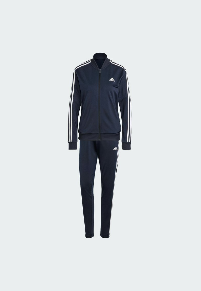 adidas Sportswear adidas Sportswear ESSENTIALS 3-STRIPES - Tracksuit - legend ink white Saisonschlussverkauf
