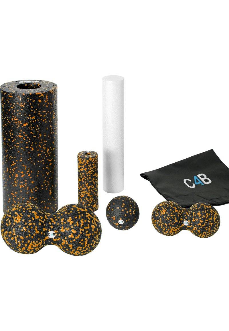 Club4Brands Club4Brands SET - Fitness / Yoga - black orange Top Angebot