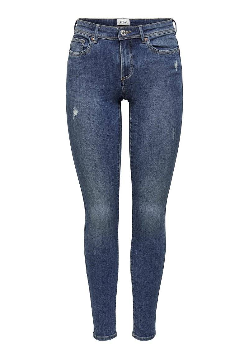 ONLY ONLY ONLWAUW LIFE MID - Jeans Skinny Fit - medium blue denim Nur für heute