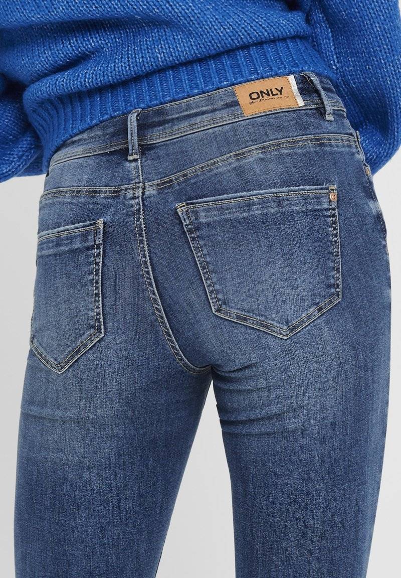 ONLY ONLY ONLWAUW LIFE MID - Jeans Skinny Fit - medium blue denim Nur für heute