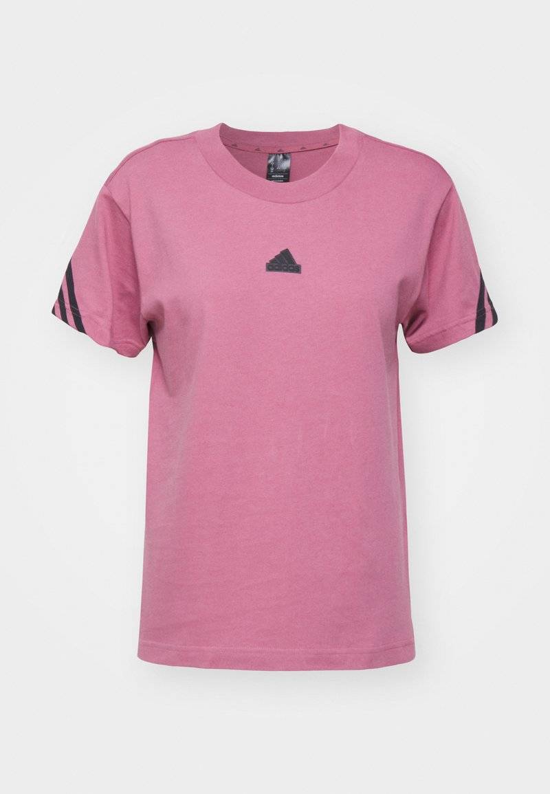 adidas Sportswear adidas Sportswear FUTURE ICONS THREE STRIPES - Print T-shirt - preloved crimson Sonderangebot