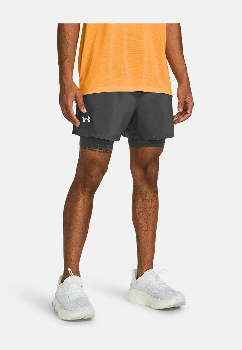 Under Armour Under Armour LAUNCH SHORTS 2-IN-1 - Sports shorts - castlerock Günstig kaufen