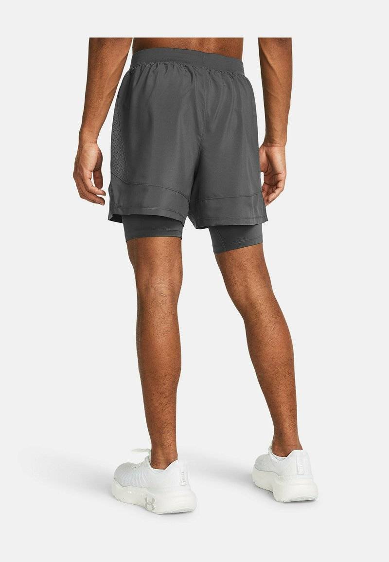 Under Armour Under Armour LAUNCH SHORTS 2-IN-1 - Sports shorts - castlerock Günstig kaufen