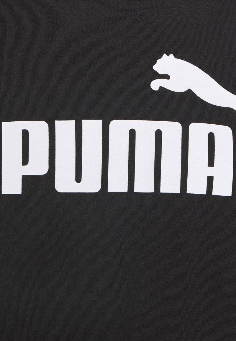 Puma Puma CROPPED LOGO TEE - Print T-shirt - puma black Lagerräumung