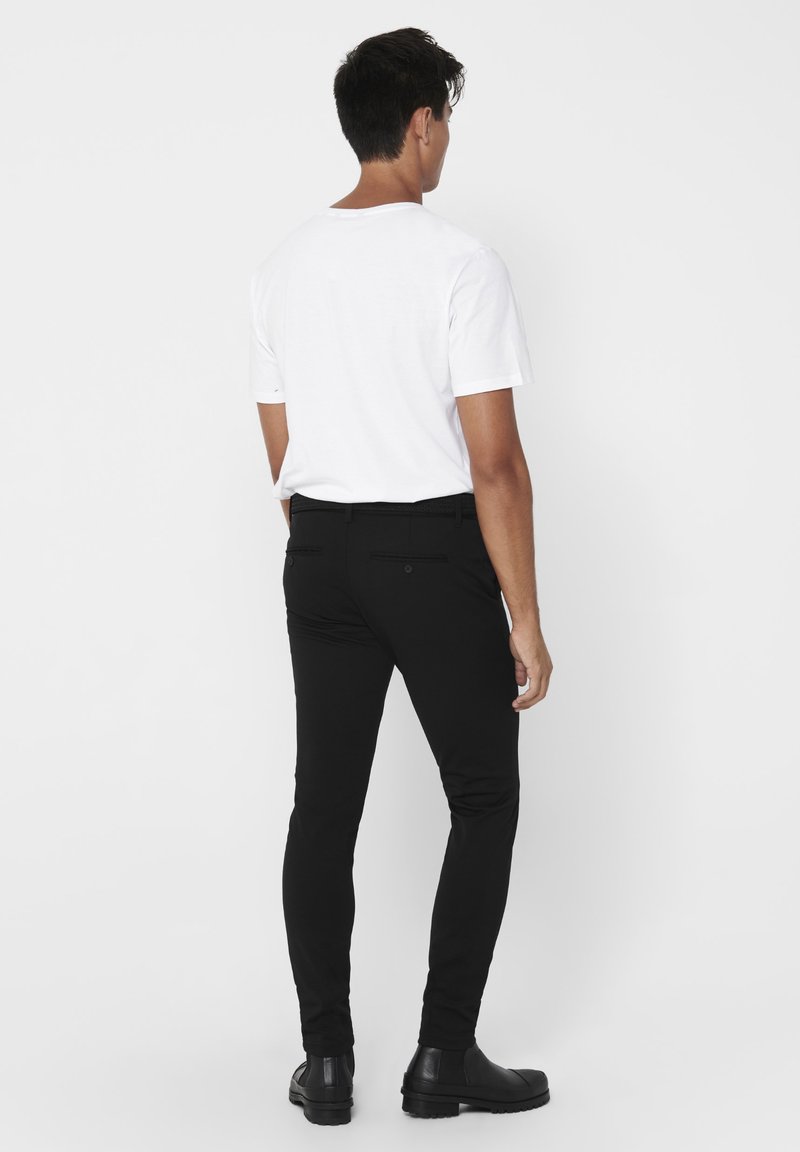 Only & Sons Only & Sons ONSMARK - Chinos - black Riesige Ersparnisse