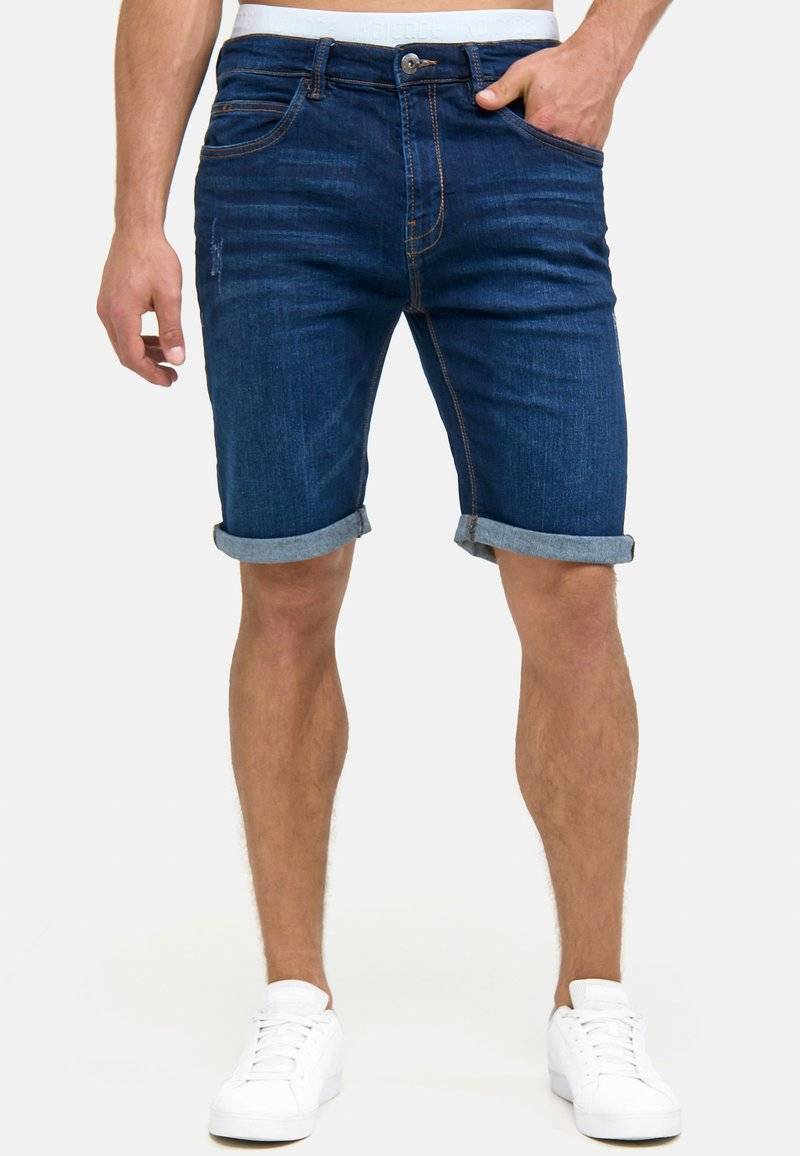 INDICODE JEANS INDICODE JEANS INCADEN - Denim shorts - blau Wochenangebot