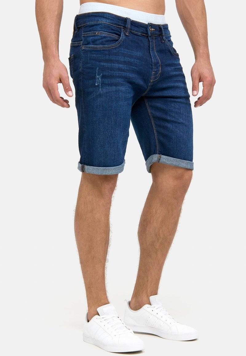 INDICODE JEANS INDICODE JEANS INCADEN - Denim shorts - blau Wochenangebot