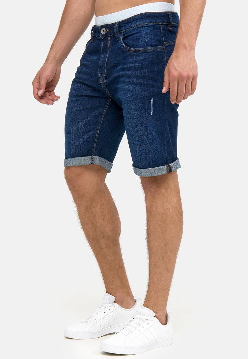 INDICODE JEANS INDICODE JEANS INCADEN - Denim shorts - blau Wochenangebot