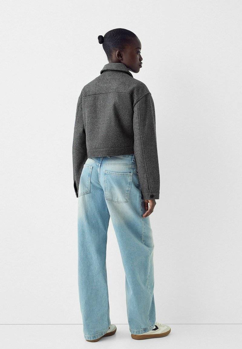 Bershka Bershka Summer jacket - blue grey Neueste Stile