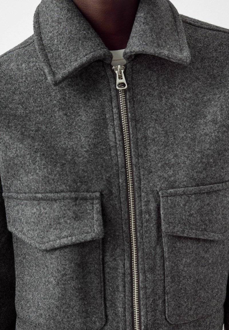 Bershka Bershka Summer jacket - blue grey Neueste Stile