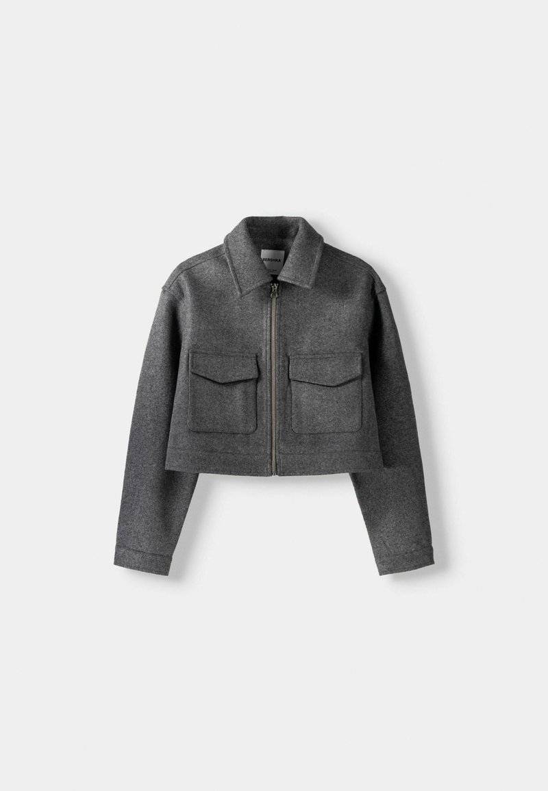 Bershka Bershka Summer jacket - blue grey Neueste Stile