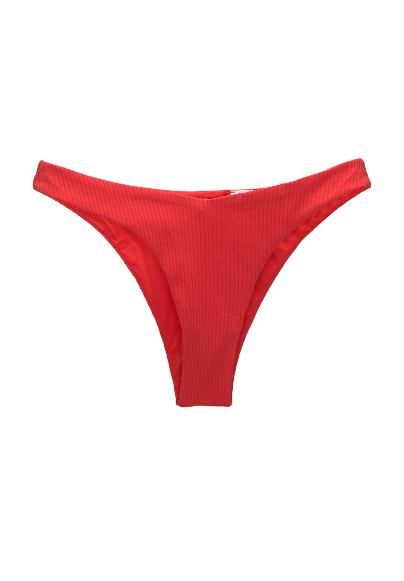 PULL&BEAR PULL&BEAR V-SHAPED - Bikini bottoms - red Bis zu 50% Rabatt