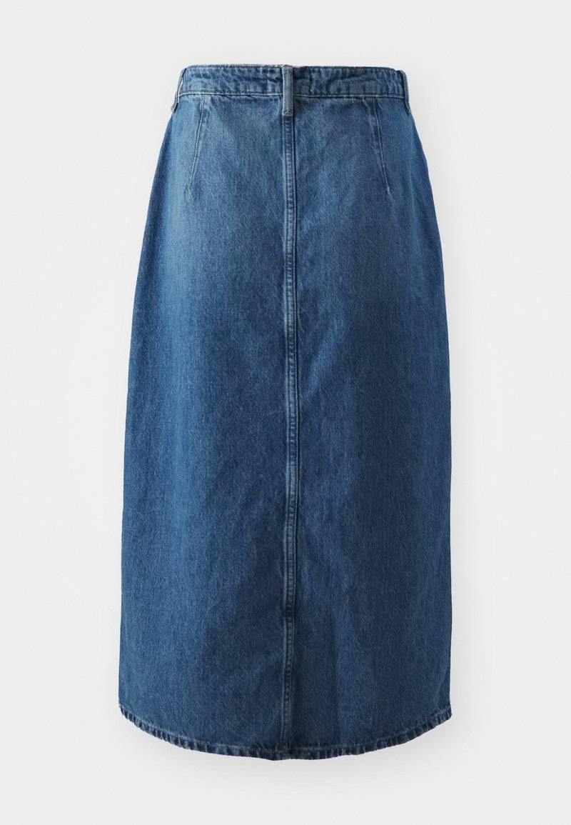 ONLY ONLY ONLCECE MIDI BUTTON SKIRT - A-line skirt - medium blue denim Bis zu 60% Rabatt