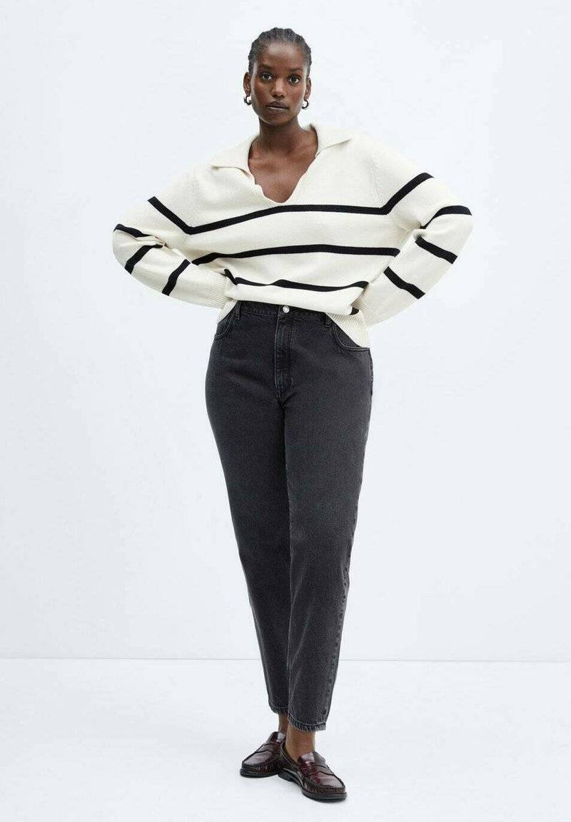 Mango Mango Straight leg jeans - black denim Discount Store für neue Produkte