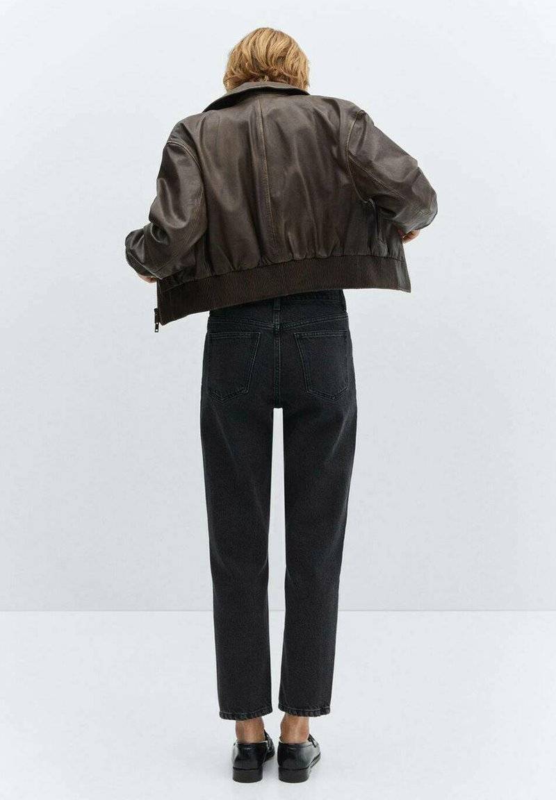 Mango Mango Straight leg jeans - black denim Discount Store für neue Produkte