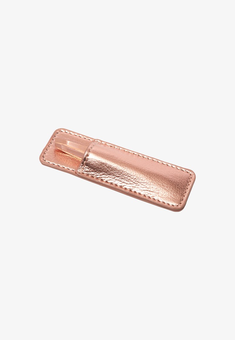 TWEEZERMAN TWEEZERMAN ROSE GOLD MINI SLANT WITH CASE - Hair removal tool Riesige Rabatte