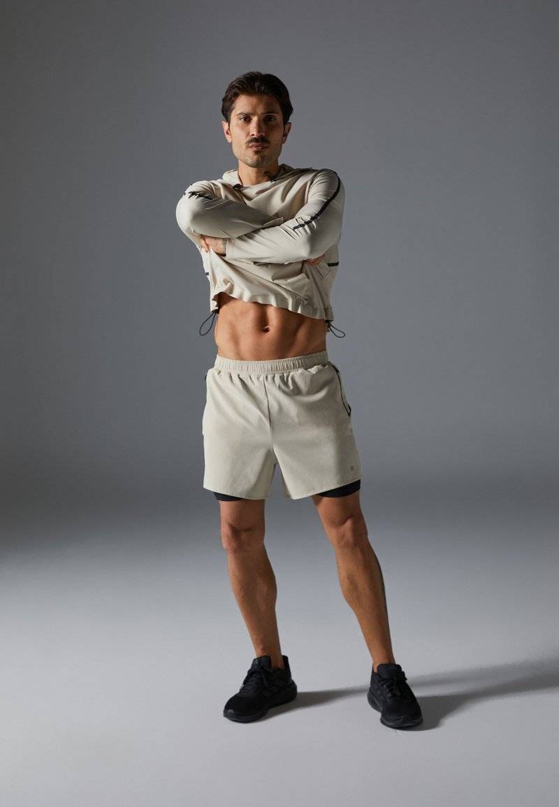 Pier One Sport Pier One Sport Sports shorts - beige Großer Ausverkauf