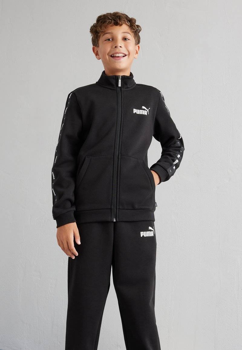 Puma Puma TAPE SWEAT SUIT UNISEX SET - Tracksuit - black Online Outlet