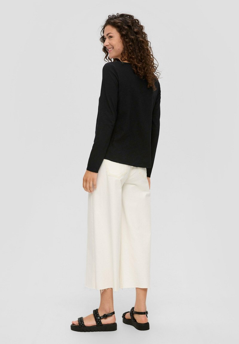 s.Oliver s.Oliver MIT U-BOOT-AUSSCHNITT - Long sleeved top - schwarz Sonderangebote
