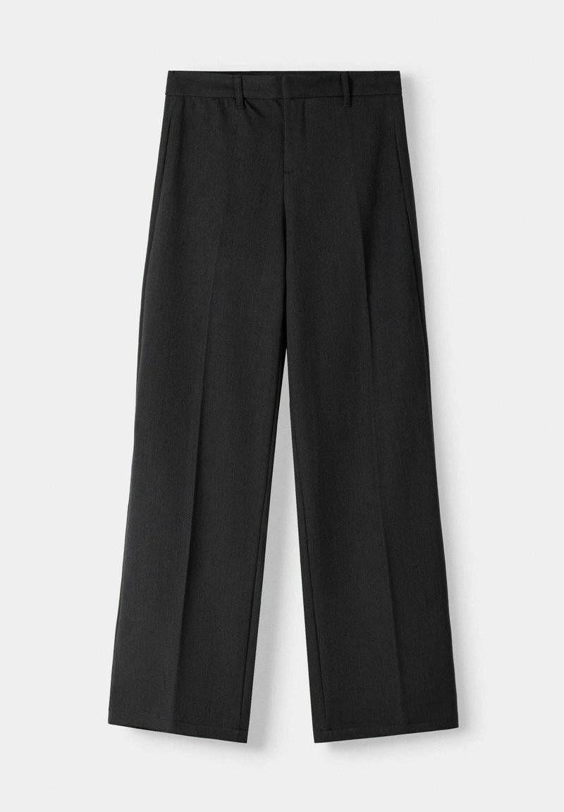 Bershka Bershka Trousers - mottled grey Super Sparpreis