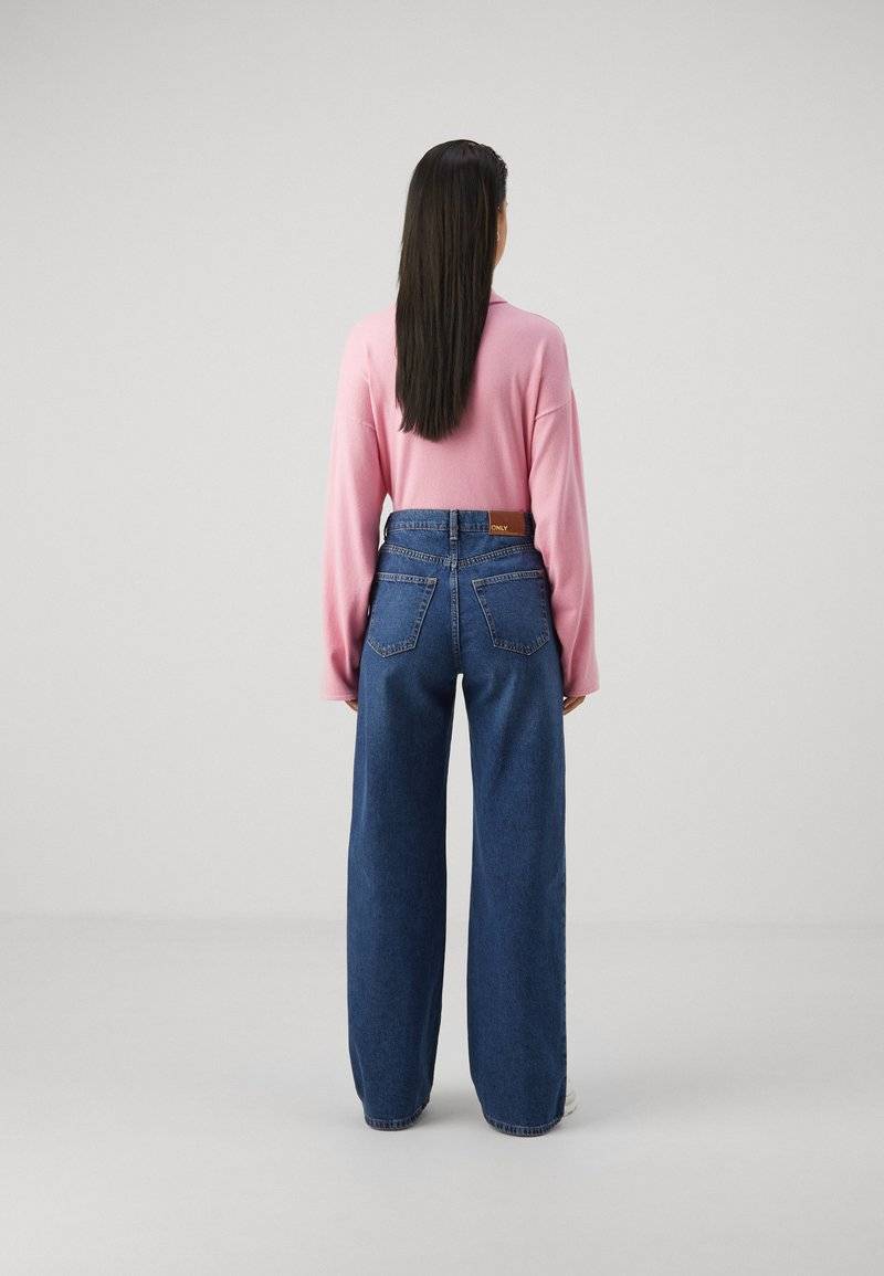 ONLY ONLY ONLHOPE LIFE WIDE - Relaxed fit jeans - medium blue denim Wochenangebot