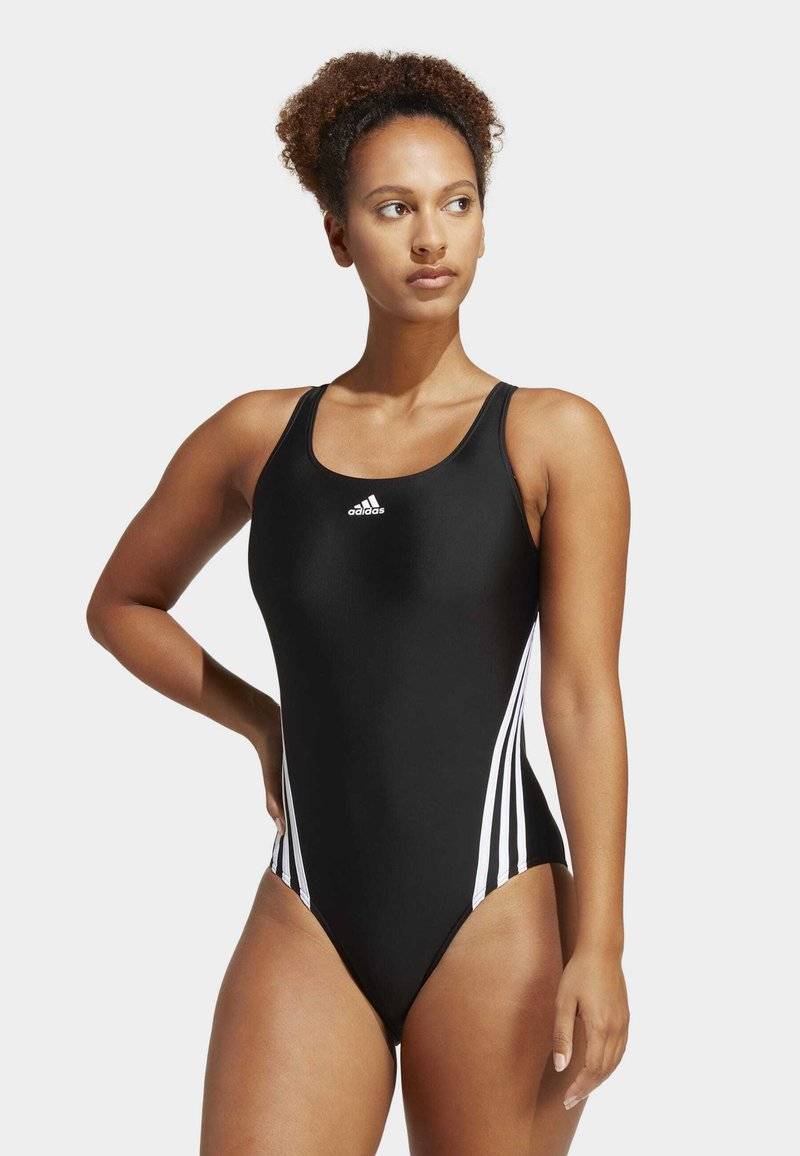 adidas Sportswear adidas Sportswear ADIDAS 3-STRIPES - Swimsuit - black white Bis zu 55% Rabatt