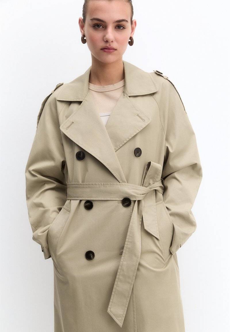 PULL&BEAR PULL&BEAR BASIC - Trenchcoat - beige Riesige Rabatte