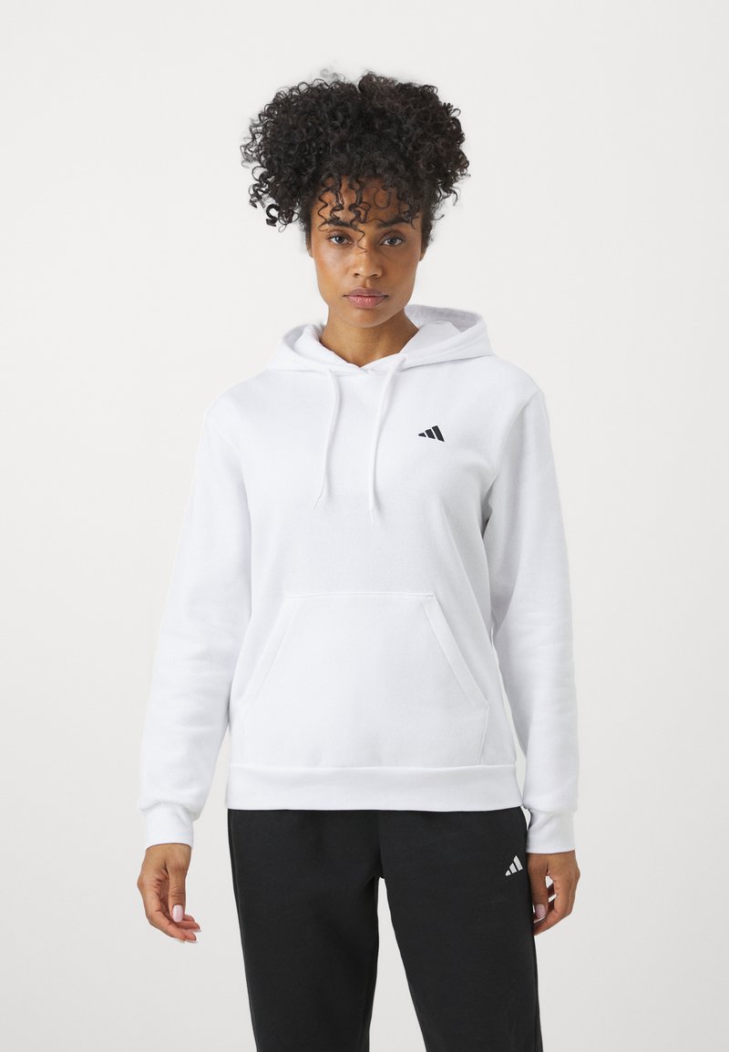 adidas Sportswear adidas Sportswear ESSENTIALS SMALL LOGO FEEL COZY HOODIE - Hoodie - white Speichern exportieren