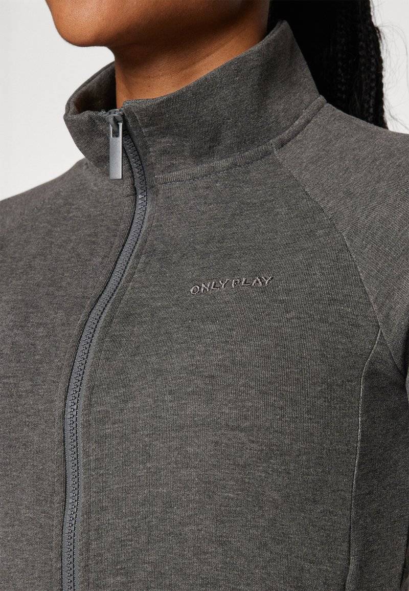 ONLY Play ONLY Play ONPMELINA ZIP - Zip-up sweatshirt - dark grey melange Nur für heute