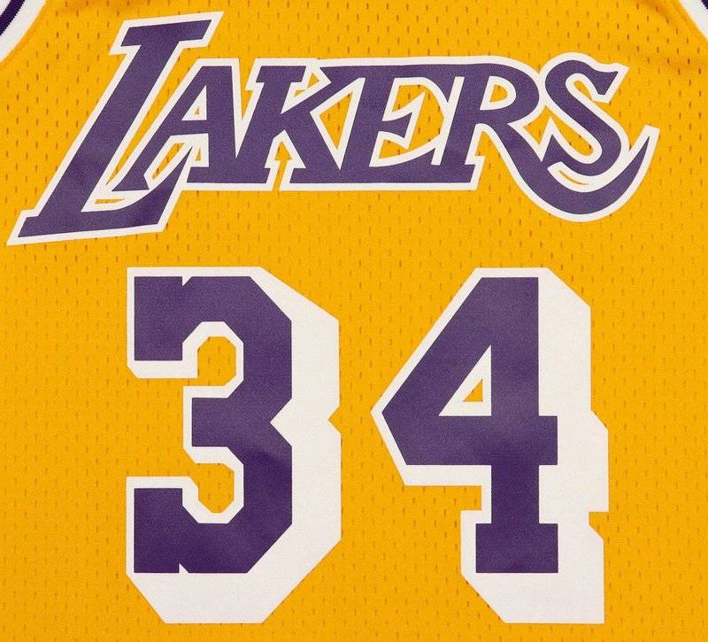 Mitchell & Ness Mitchell & Ness Swingman Los Angeles Lakers - Shaquille O'Neal - NBA jersey - light gold Discount Store für neue Produkte