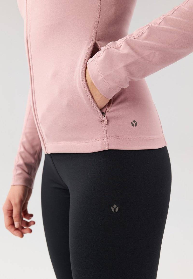 Even&Odd active Even&Odd active SUPER SOFT COTTON TOUCH - Training jacket - mauve Fabrikladen