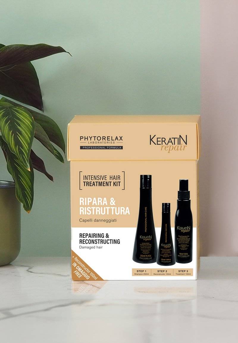 Phytorelax Phytorelax KERATIN REPAIRING AND RECONSTRUCTING TREATMENT KIT (REPAIR SH - Hair set - not defined Speichern exportieren