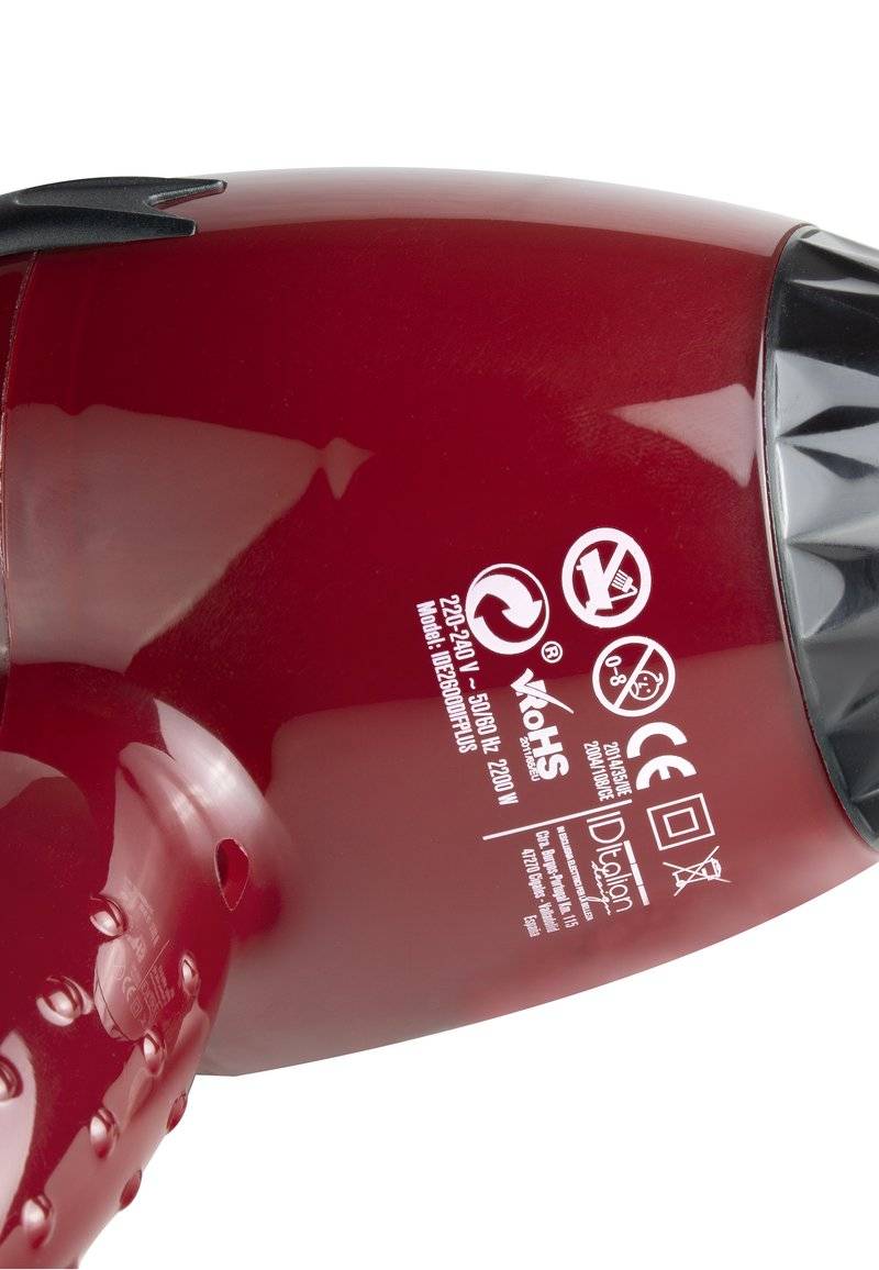 Italian Design Italian Design ELECTRICAL ITEMS GTI 2600 DRYER FORCE PLUS - Hair Styling Tool - red Blitzverkäufe