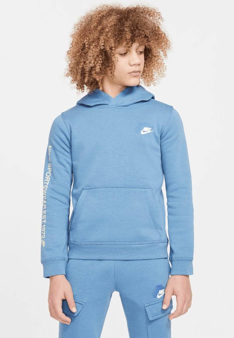 Nike Sportswear Nike Sportswear FLEECE HOODIE - Hoodie - aegean storm Vatertagsangebot