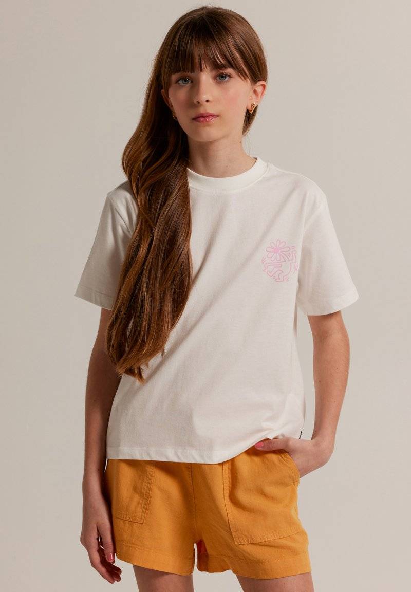 America Today America Today ELA JR - Print T-shirt - off white Lagerräumung