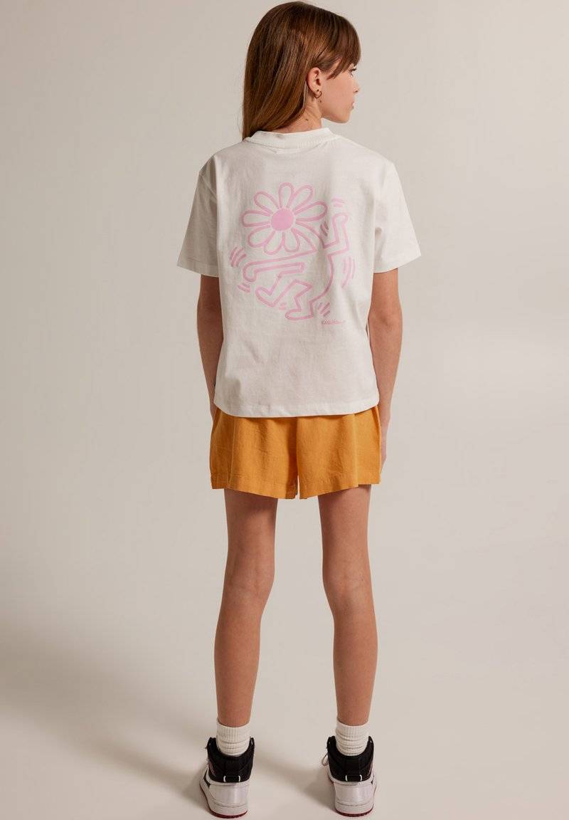 America Today America Today ELA JR - Print T-shirt - off white Lagerräumung