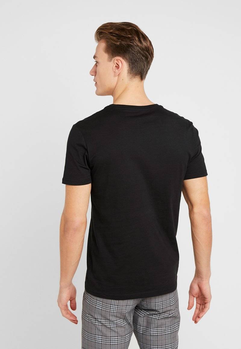 Pier One Pier One 5 PACK - Basic T-shirt - black Zeitlich begrenztes Angebot