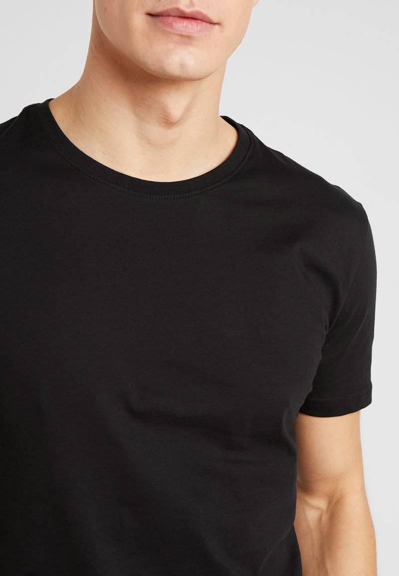 Pier One Pier One 5 PACK - Basic T-shirt - black Zeitlich begrenztes Angebot