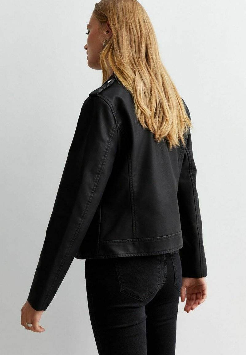 New Look New Look LOOK - Faux leather jacket - black Blitzangebot