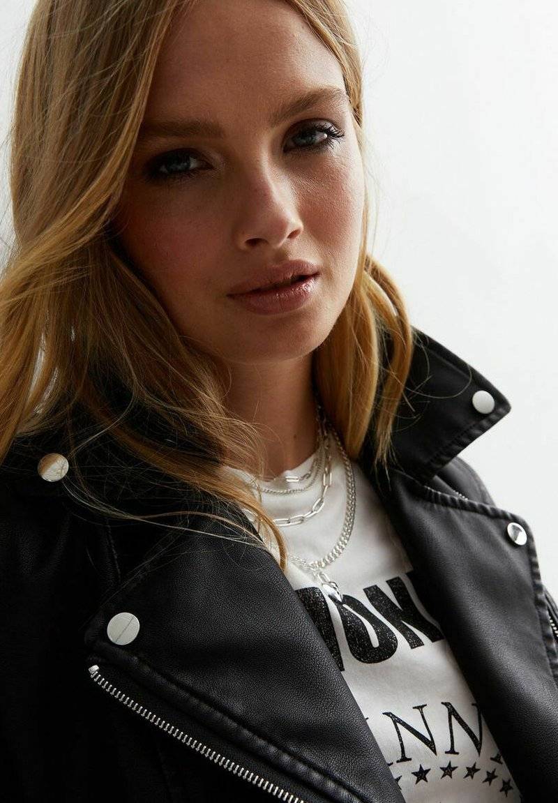 New Look New Look LOOK - Faux leather jacket - black Blitzangebot