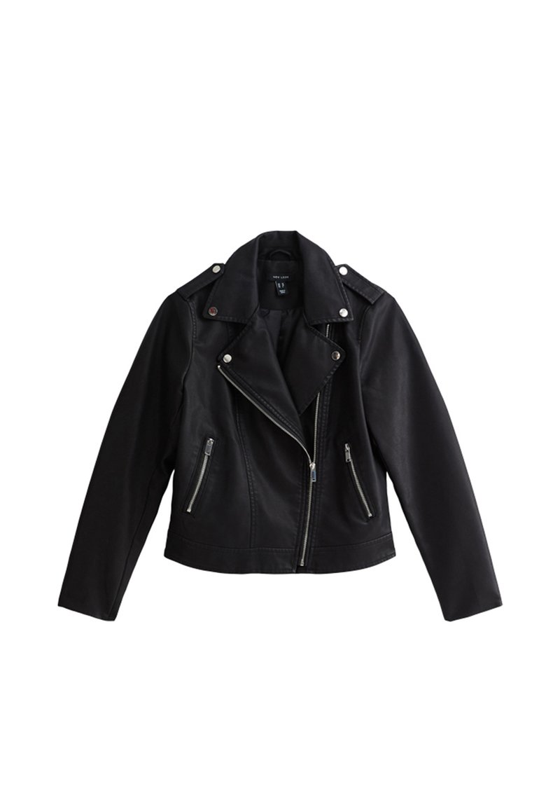 New Look New Look LOOK - Faux leather jacket - black Blitzangebot