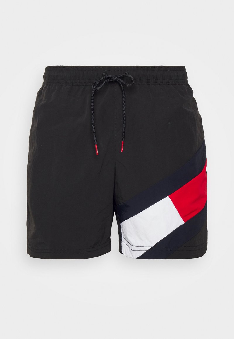 Tommy Hilfiger Tommy Hilfiger DRAWSTRING - Swimming shorts - black Clearance-Verkauf