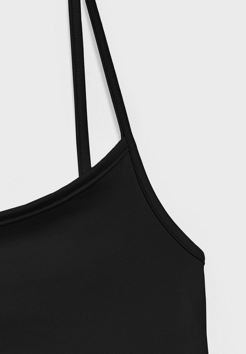 Stradivarius Stradivarius 2-PACK OF STRAPPY CROP - Top - black Preisnachlass