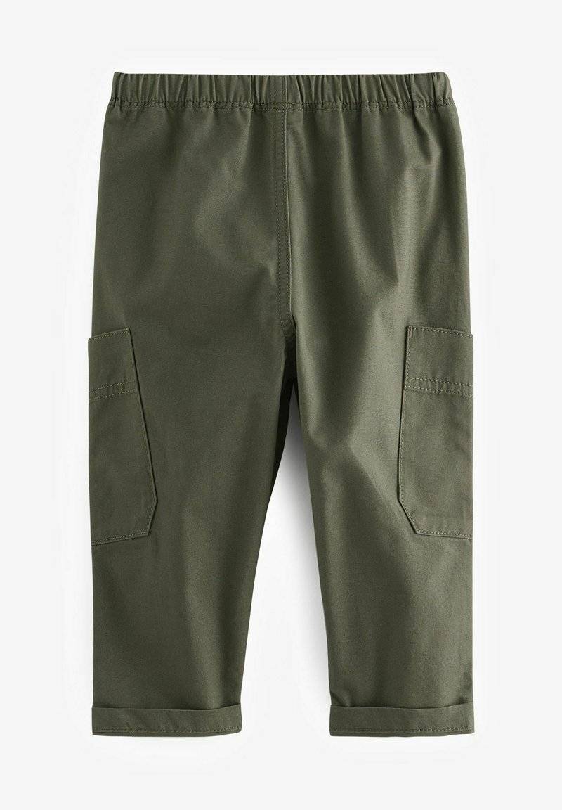 Next Next SIDE POCKET PULL-ON STANDARD - Trousers - khaki green Weihnachtsangebot