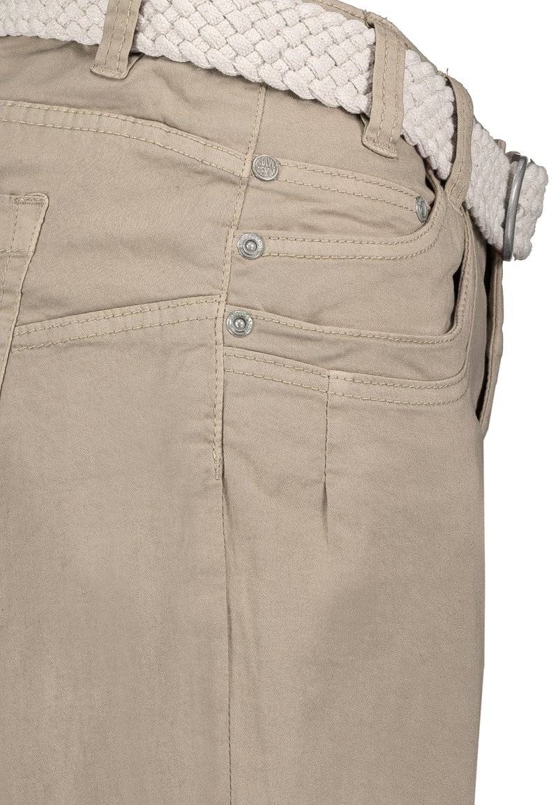 Sublevel Sublevel BERMUDA MIT GÜRTEL - Denim shorts - beige Exklusive Angebote