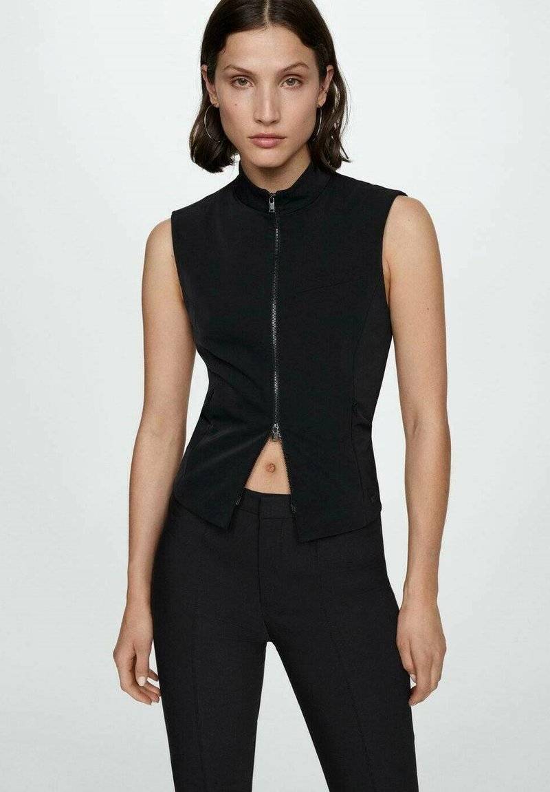 Mango Mango MALU-H - Trousers - noir Große Rabatte
