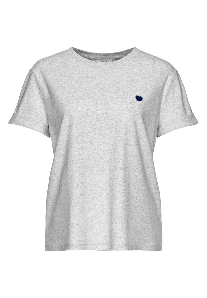 Opus Opus SERZ - Basic T-shirt - grey Saisonale Angebote